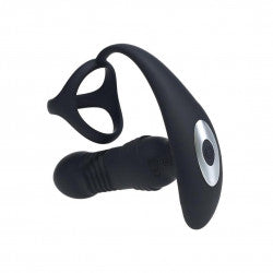 Levelz Vibrating & Thrusting Trio - Cock Ring With Prostate Stimulator