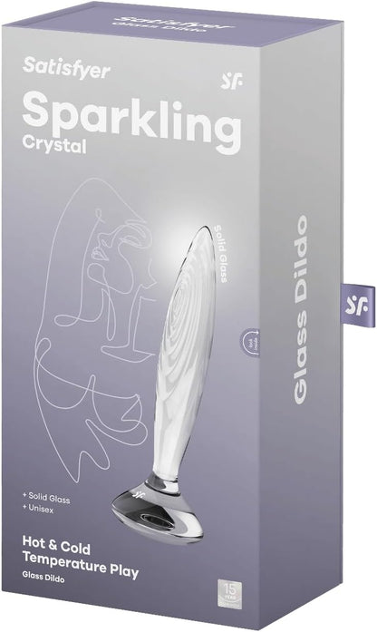 Satisfyer Sparkling Crystal Glass Anal Plug