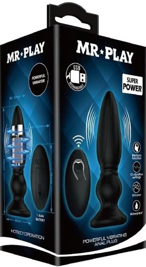 Mr Play Powerful Vibrating Plug