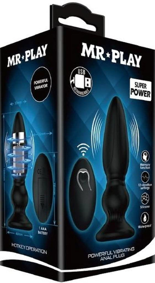 Mr Play Powerful Vibrating Plug