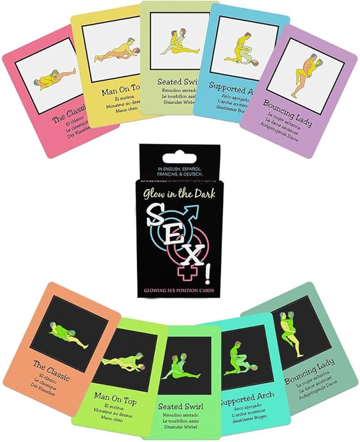 Glow In The Dark Sex Cards