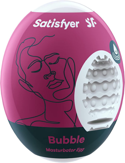 Satisfyer Masturbator Egg 3 Pack - Bubble
