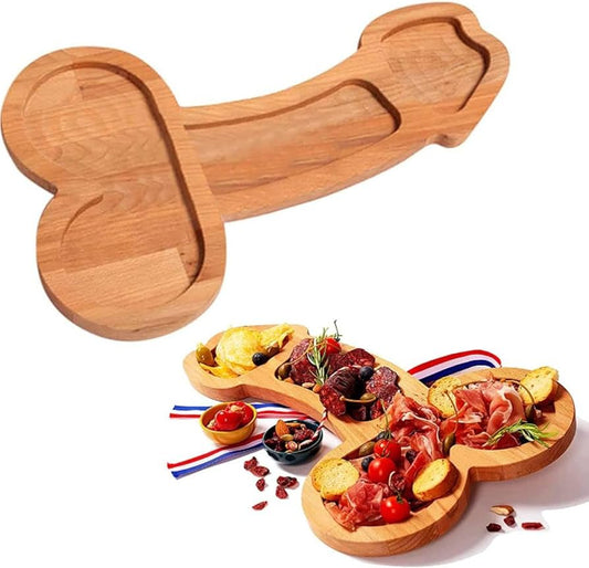 Penis Shaped Cheese Board
