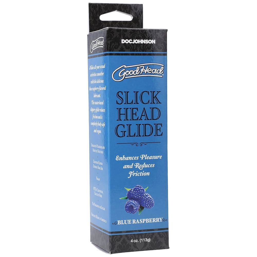 GoodHead Slick Head Glide Blue Raspberry