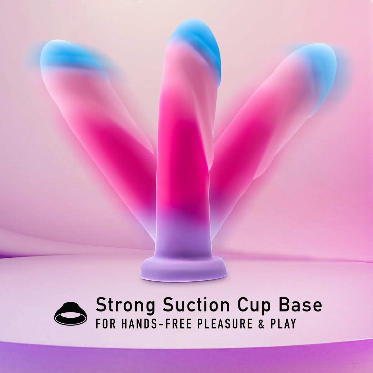 🌈 Avant Borealis Dreams Cotton Candy Silicone Dildo