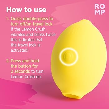 ROMP Lemon Pleasure Air Massager 🍋💛