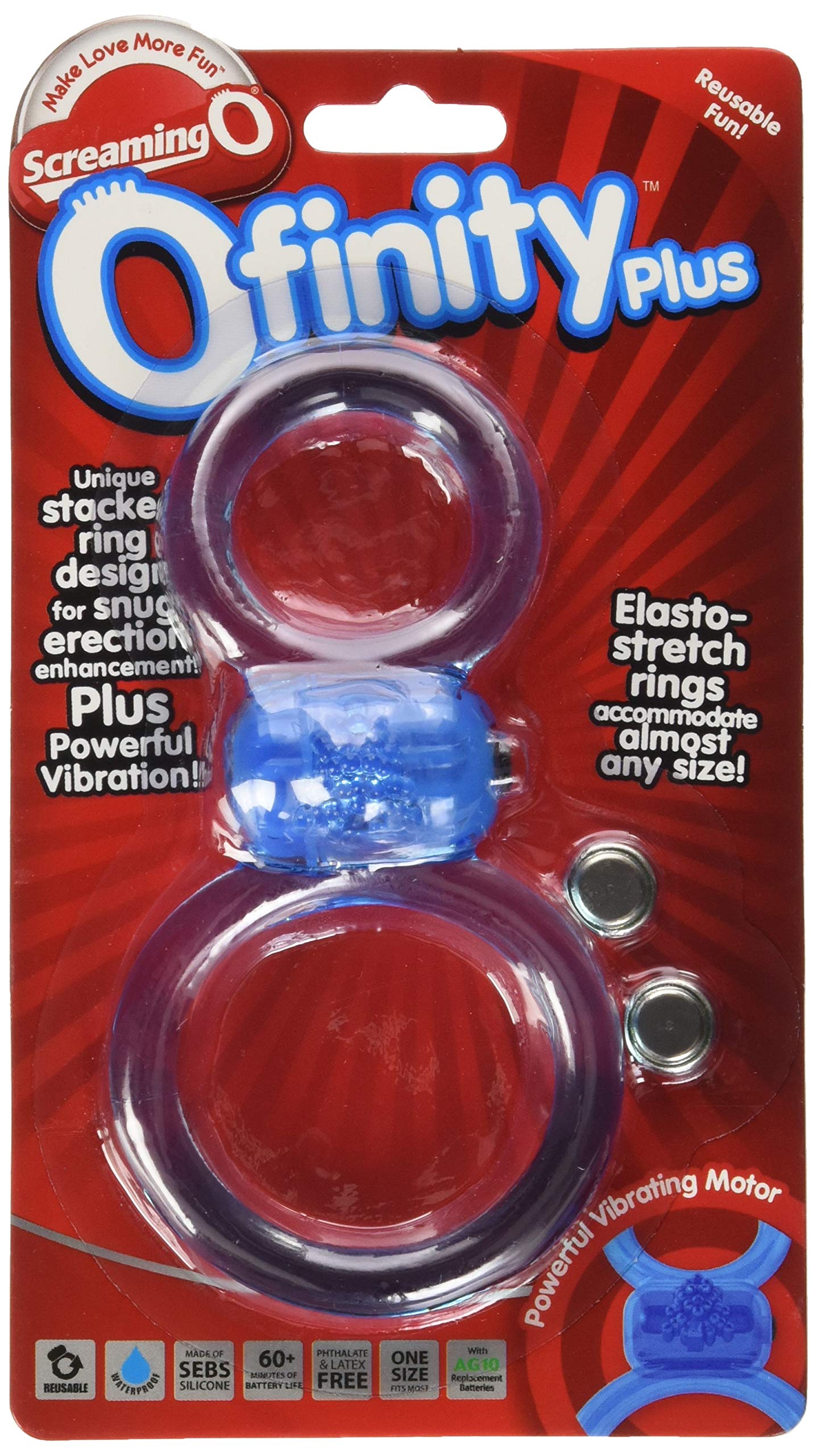 💍 Vibrating Double Cock Ring ✨