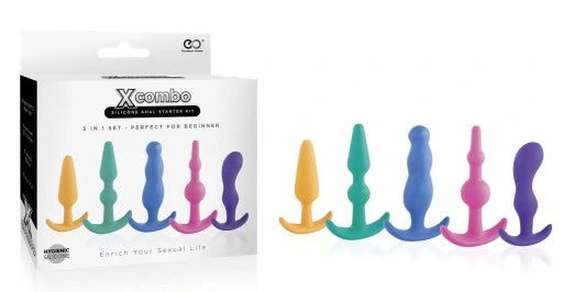 🌈 Excellent Power – X Combo 5‑in‑1 Silicone Starter Kit (Multi‑Colours)
