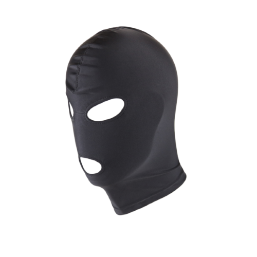 Love In Leather ; Spandex hood.
