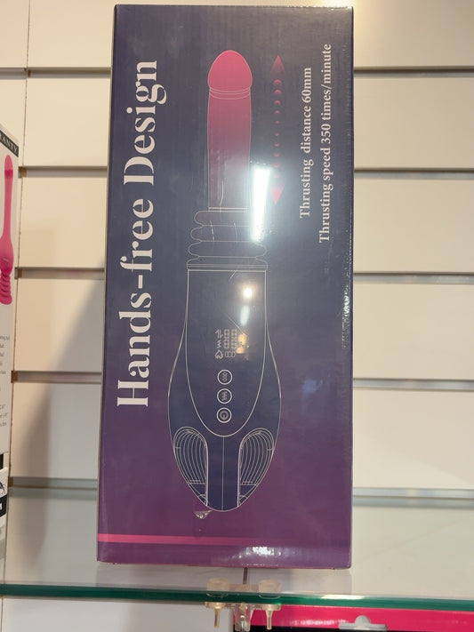 🔥 Hands-Free Adjustable Thrusting & Heating Vibrator