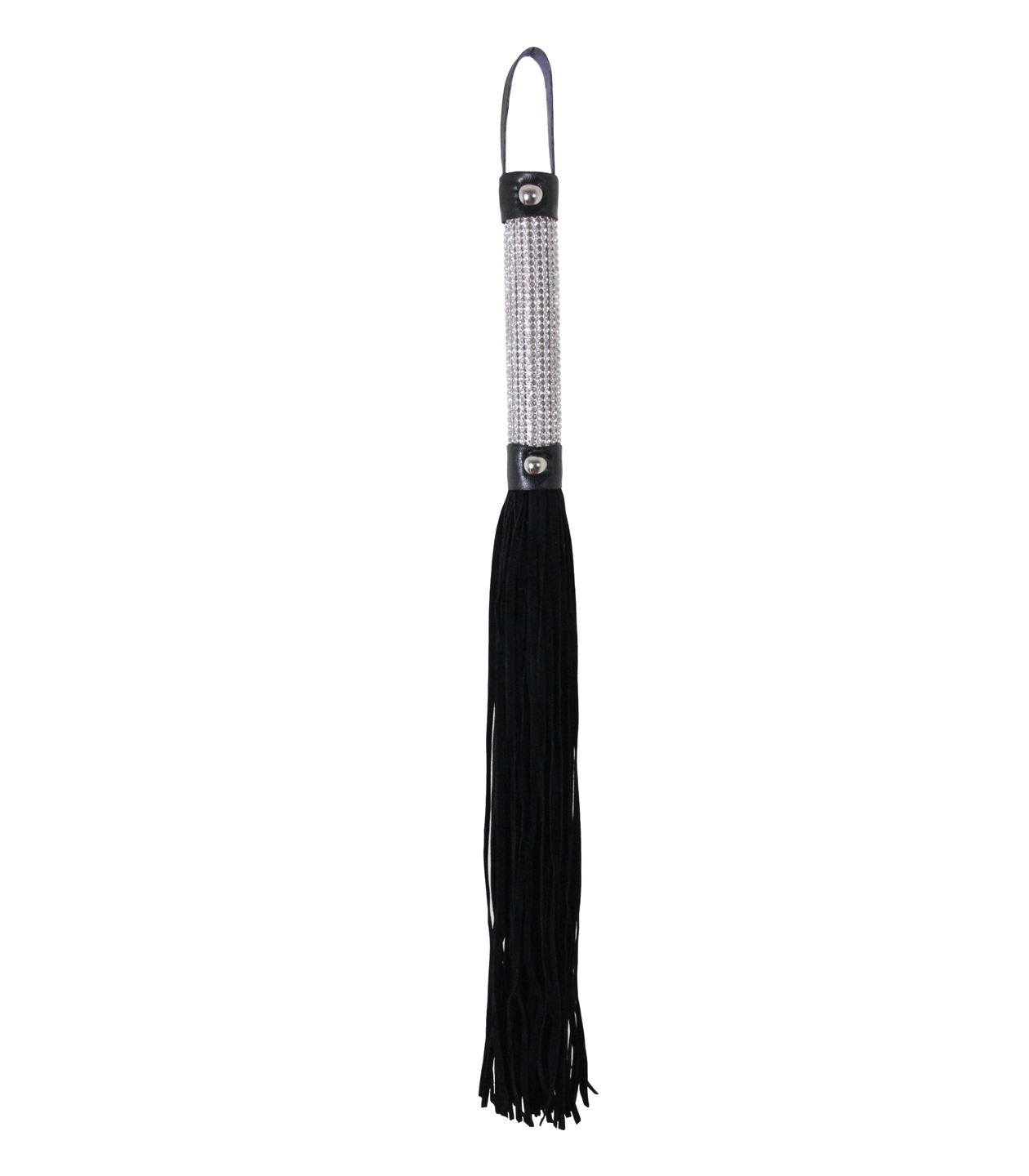 Love In Leather Rhinestone Whip