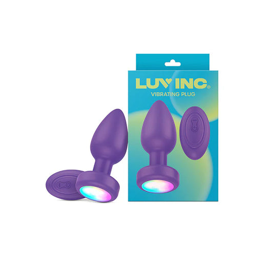 Luv Inc. Light‑Up Vibrating Plug & Remote