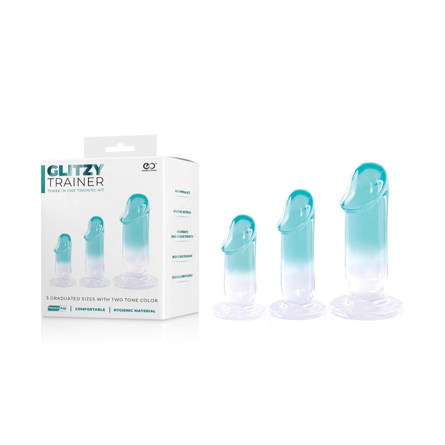 Glitzy Three In One Anal Training Kit