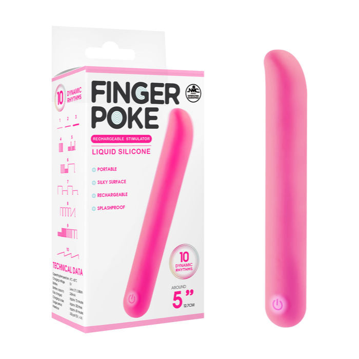 Finger Poke Bullet - Purple Or Pink Available