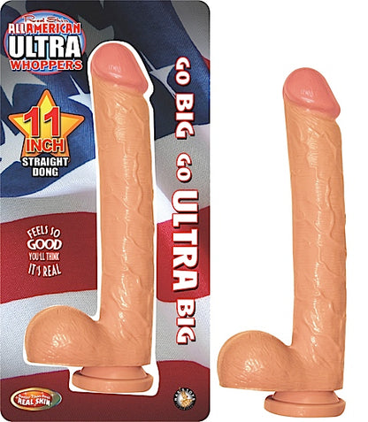 All American Ultra Whopper 11″ Straight Dildo 🍆✨