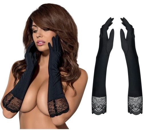 Obsessive MIamor Gloves Black