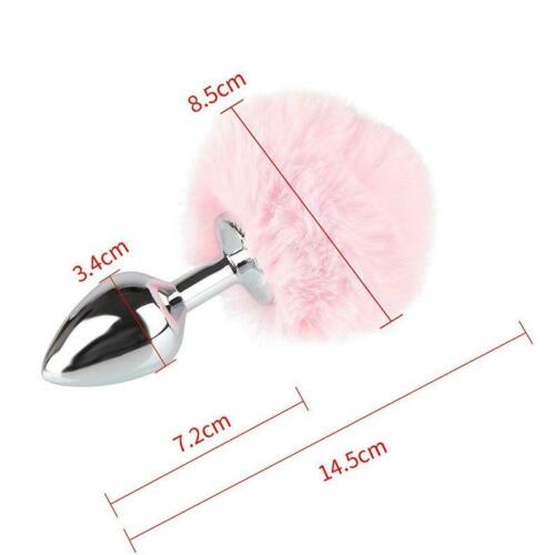Share Satisfaction Kinki Fluffy Pink Butt Plug