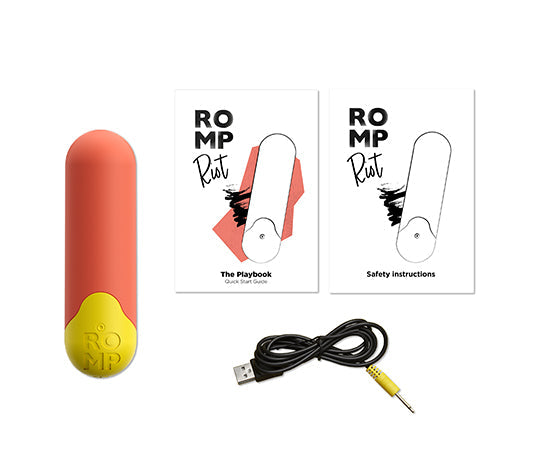 ROMP Riot bullet vibrator box contents
