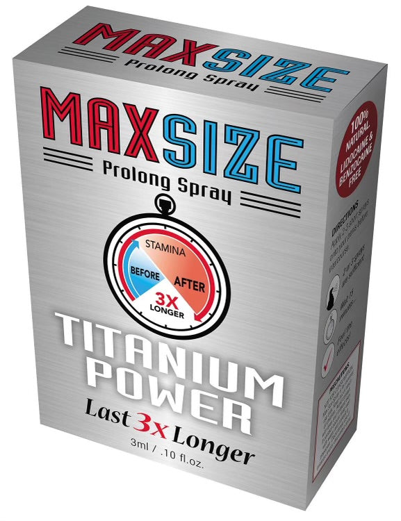 Maxsize Prolong Spray