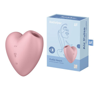 Satisfyer Cutie Heart air pulse and vibration clitoral stimulator