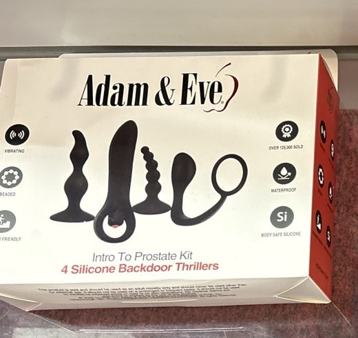🖤 Adam & Eve Intro to Prostate Kit – 4 Silicone Backdoor Thrillers