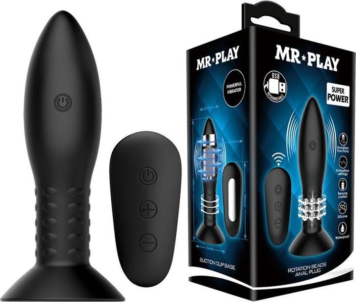 Mr Play Rotation Beads Anal Plug