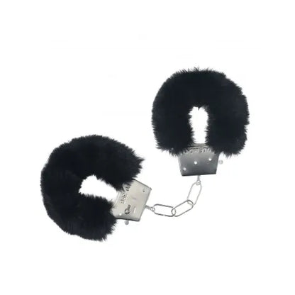 OUCH! Classic Furry Handcuffs - Pink, Black, White