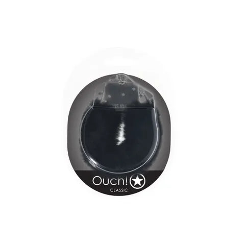 OUCH! Classic Furry Handcuffs - Pink, Black, White