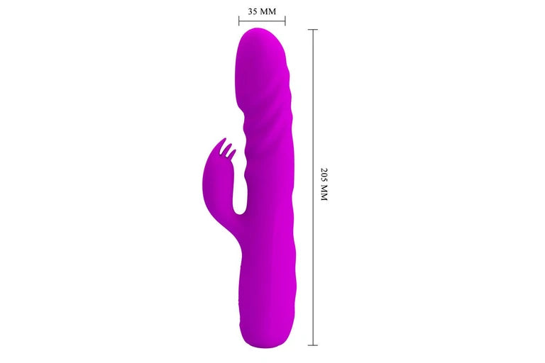 Party Up Thrusting Silicon Vibrator - Bob