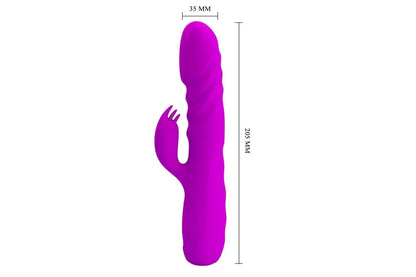Party Up Thrusting Silicon Vibrator - Bob