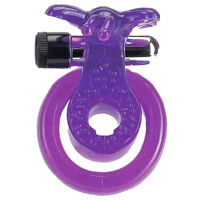 Butterfly Cock & Ball Harness With Bullet Vibrator
