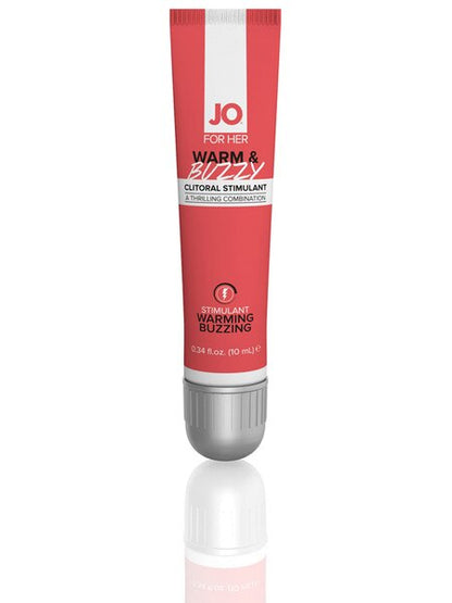 JO® Buzzy water-based clitoral stimulant (warming & buzzing) 10mL
