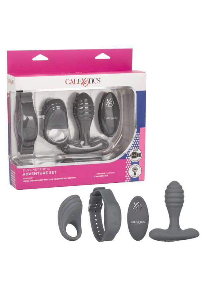 Calexotics Remote Adventure probe, vibrating ring and two remote controls