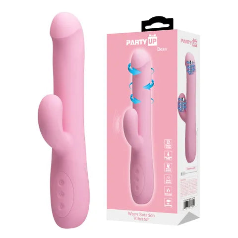 Party Up Wavy Rotation Vibrator "Dean"