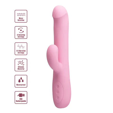 Party Up Wavy Rotation Vibrator "Dean"