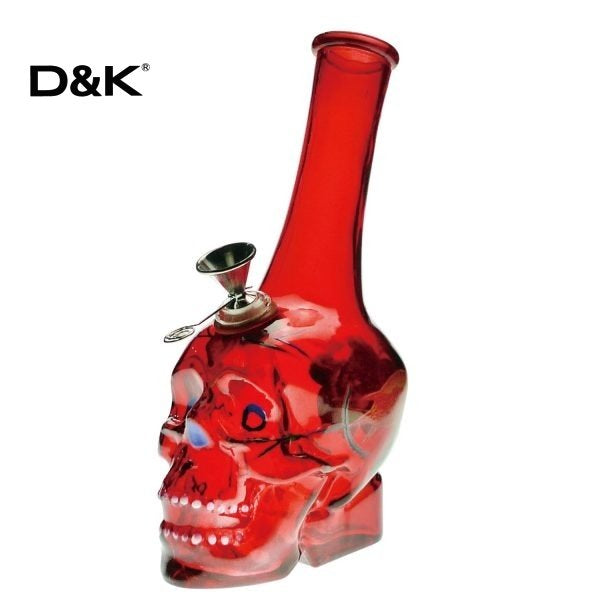 D&K DK6454 skull glass waterpipe
