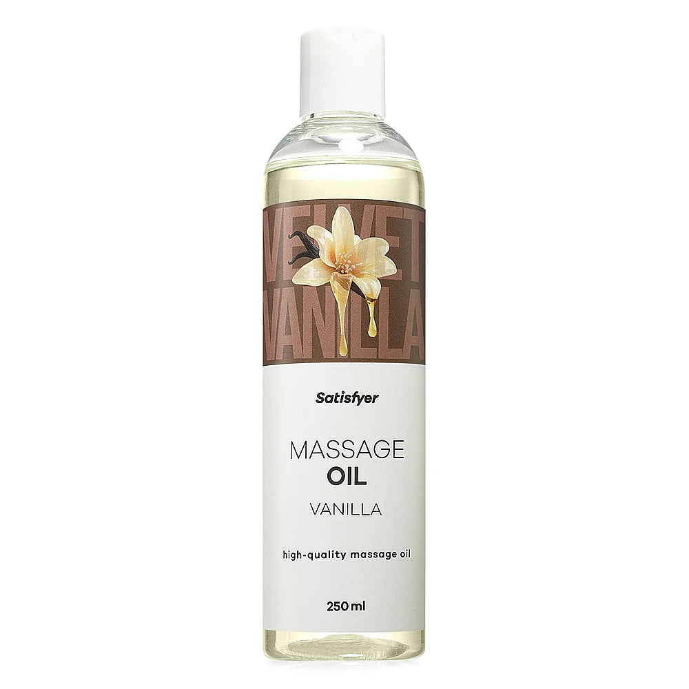 Satisfyer Massage Oil – Vanilla 🤍✨