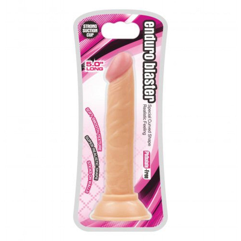Lovetoy Enduro Blaster 5 Inch Realistic Suction Cup Dildo – Flesh