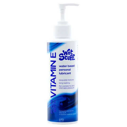 Wet Stuff Water Based Lubricant Vitamin E 270g