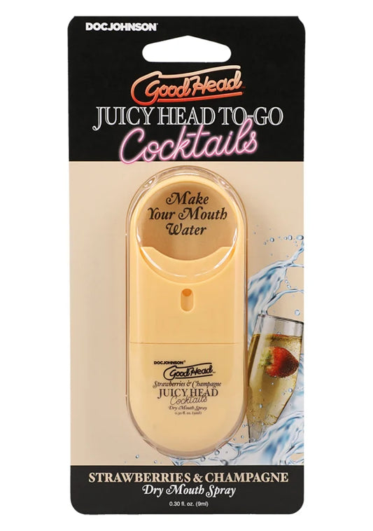 GoodHead Juicy Head Dry Mouth Spray – Strawberries & Champagne 🍓🥂💦