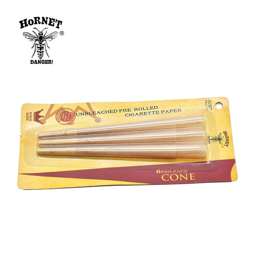 Hornet Natural Pre-Rolled Cones King Size 6pks