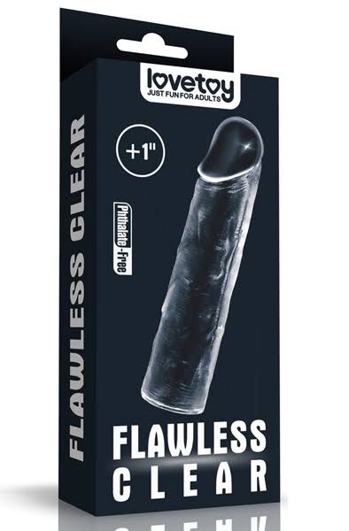 Lovetoy Flawless Clear Penis Sleeve – 1 Inch Extender
