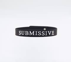 Love In Leather "Submissive" Silicone Collar