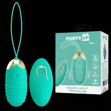 Rechargeable Remote Egg Vibrator Party Up "Ian"