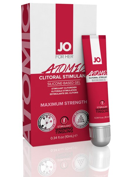 JO® ATOMIC silicone-based clitoral stimulant (warming) 10mL