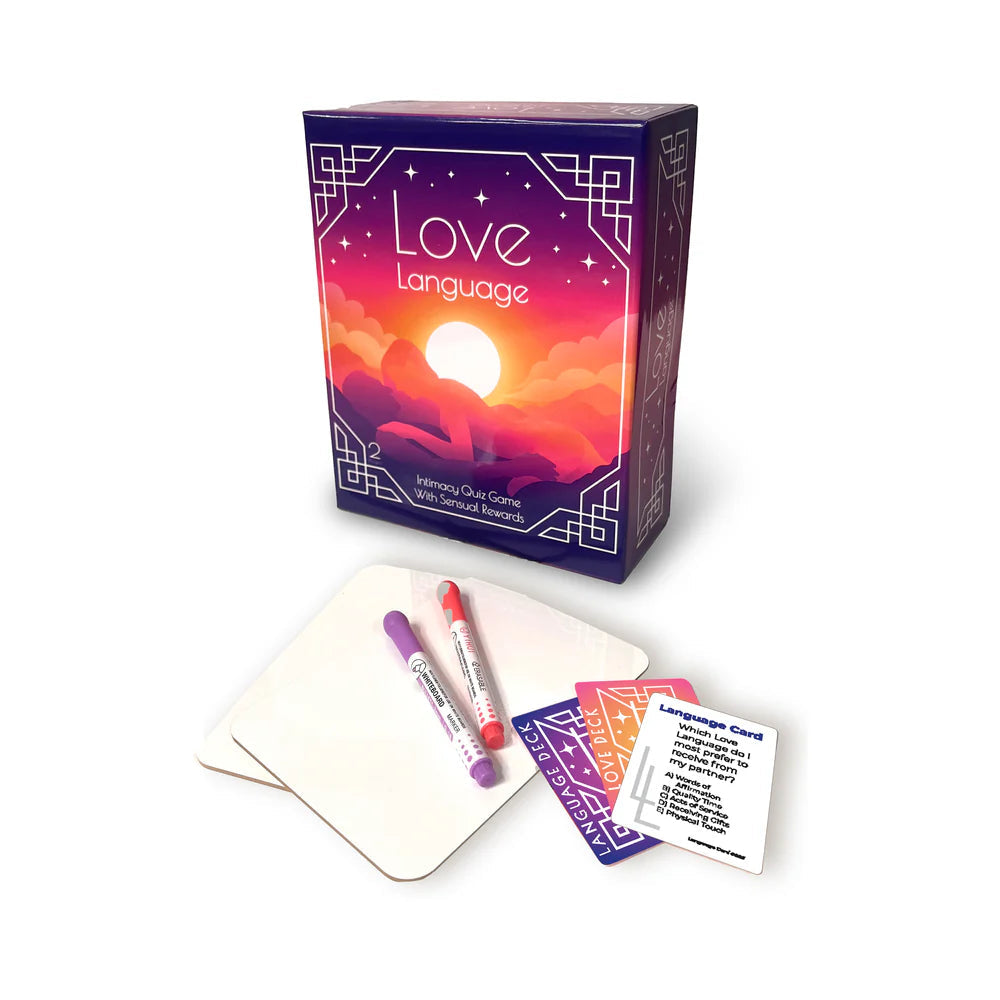 Love Language couples intimacy quiz game box