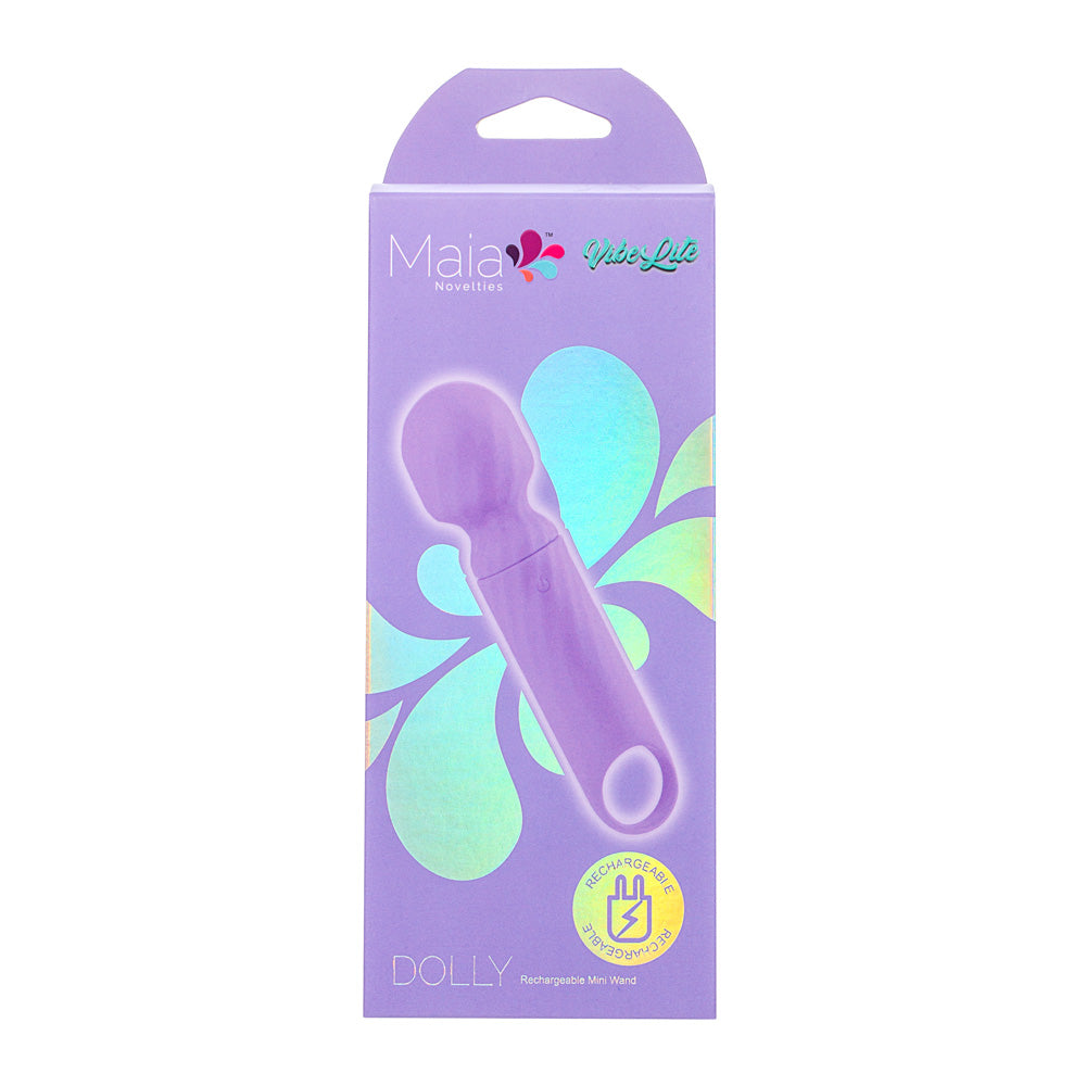 Maia Dolly purple rechargeable mini wand