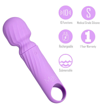 Maia Dolly purple rechargeable mini wand