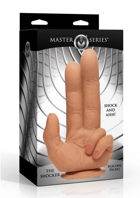 🖐️ Master Series The Shocker – Silicone Dildo