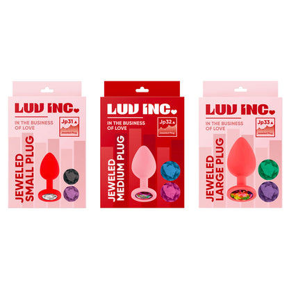 Luv Inc Jeweled Plug With 3 Stones